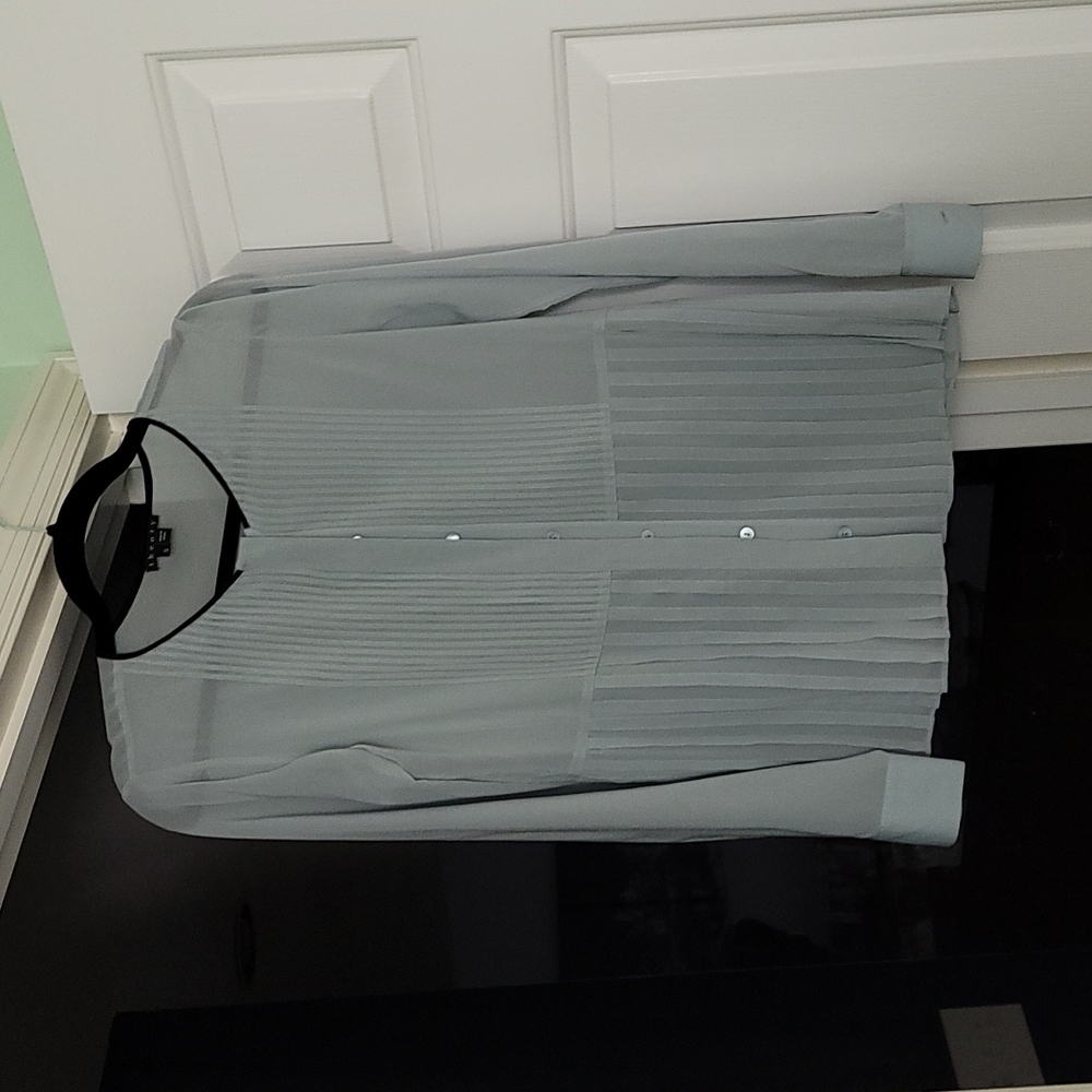 Theory top, blue-grey, lightweight